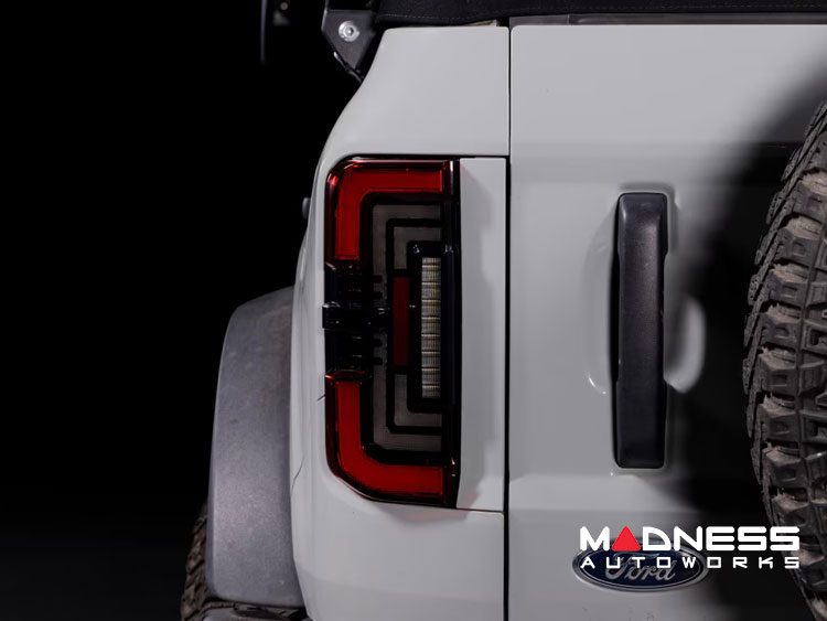 Ford Bronco Tail Lights - Low Profile - Morimoto - XB LED - Red